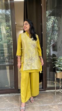 Embroidery Co-ord with Flap