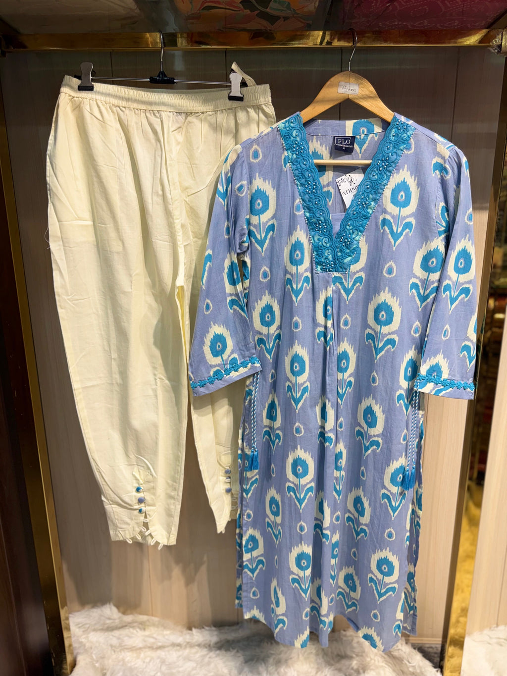 Ikkat Cotton 2Pc