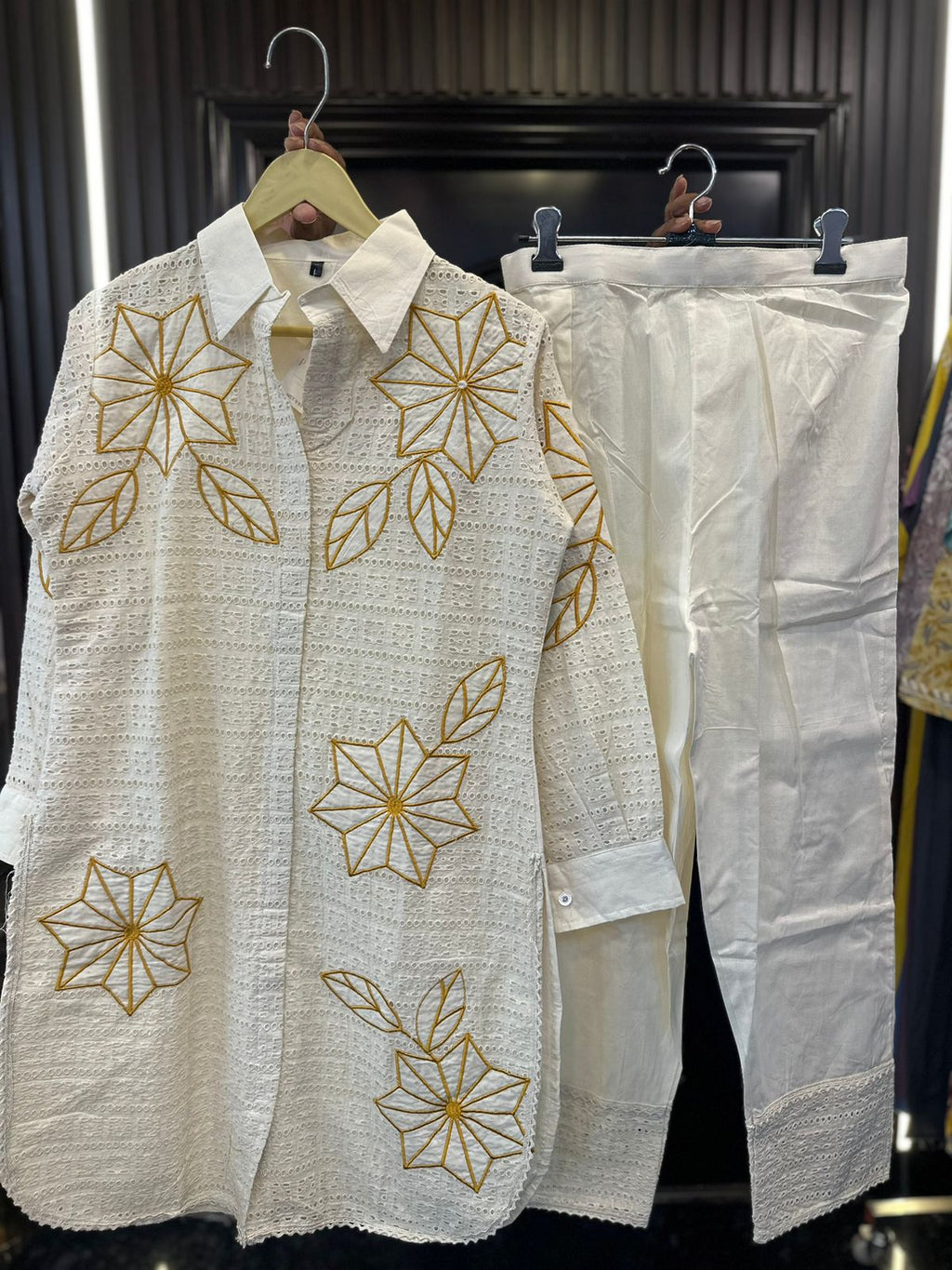 White Shifli Coord