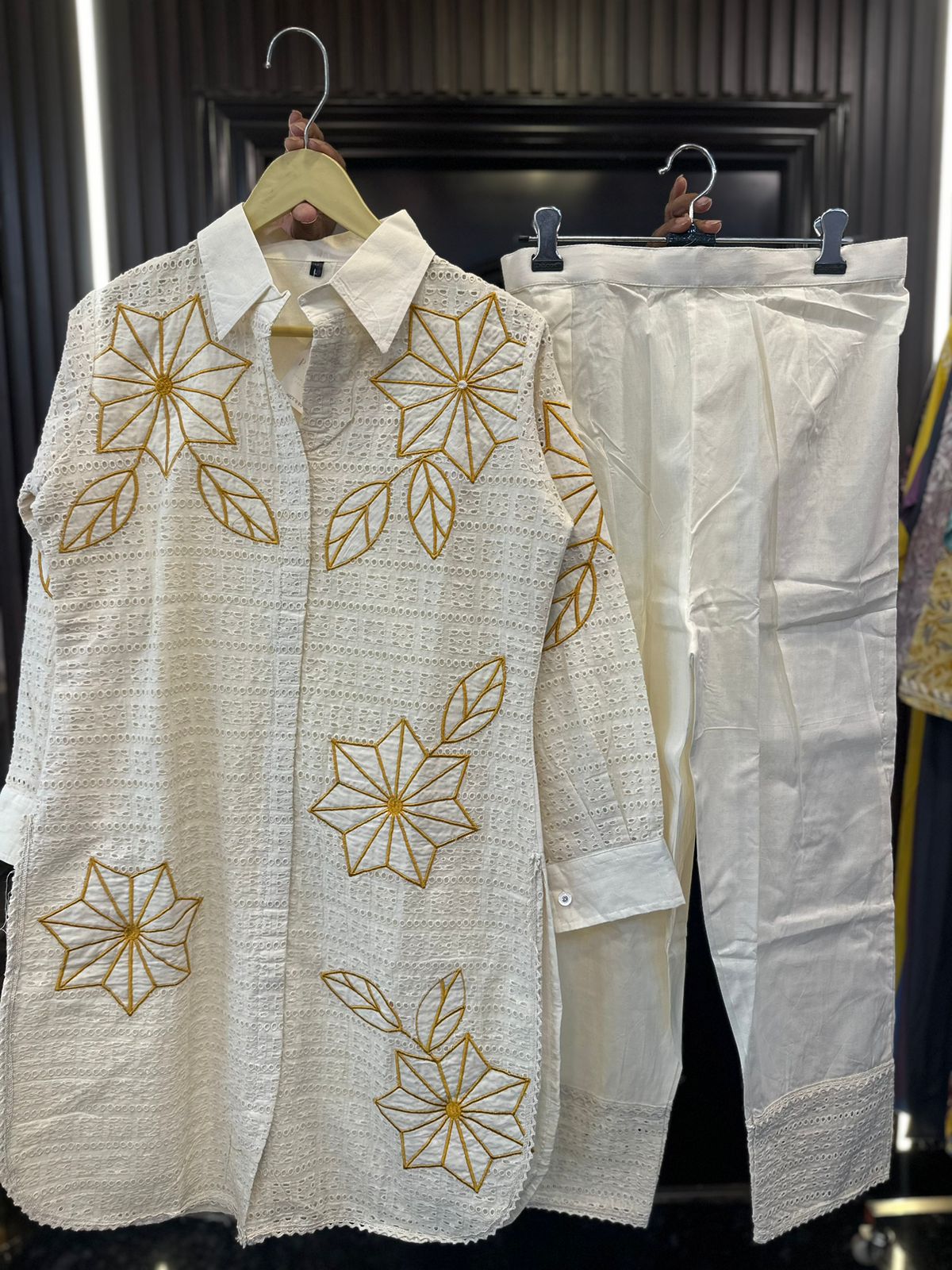 White Shifli Coord