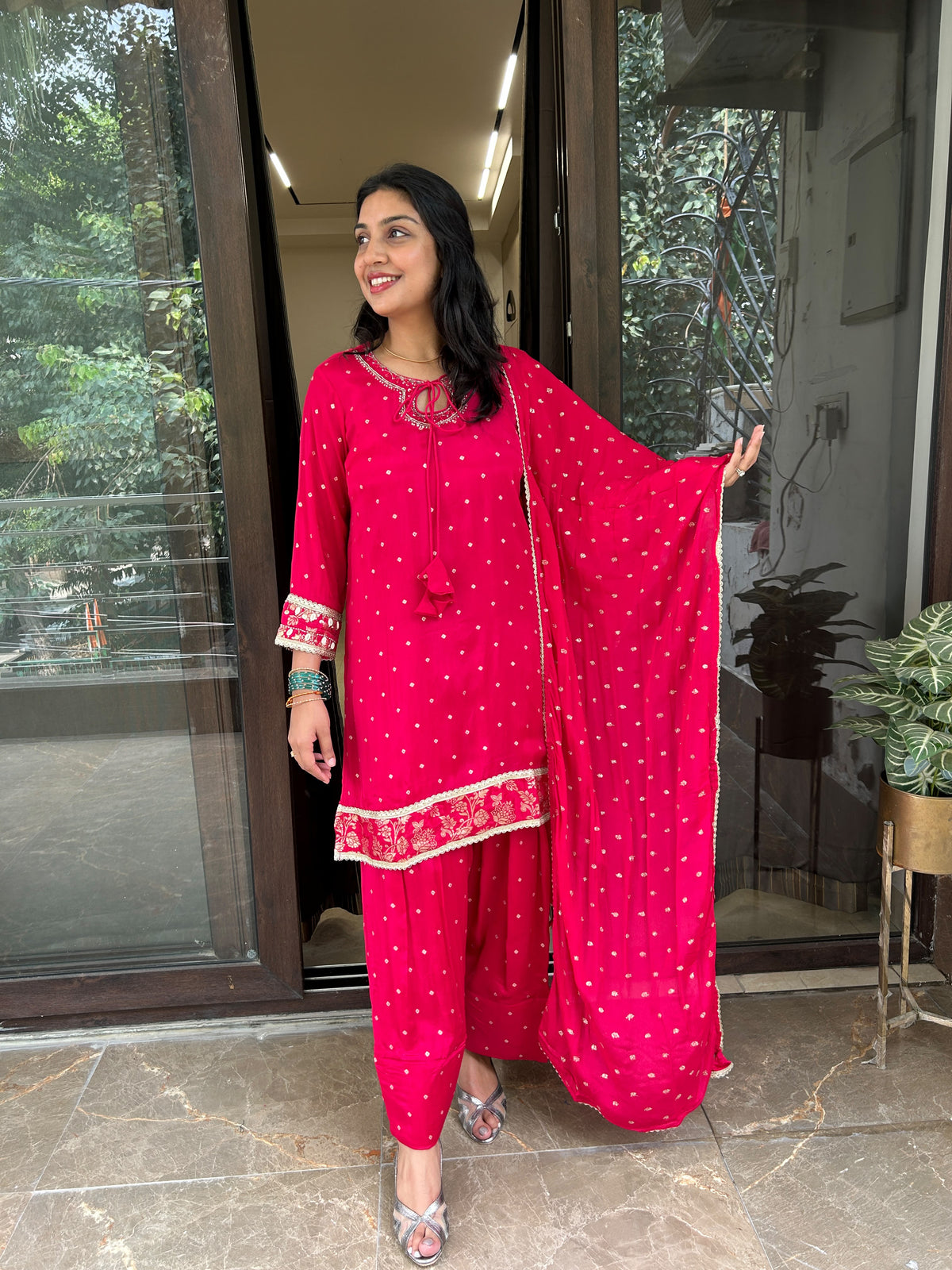 Silk Farshi Suit Set