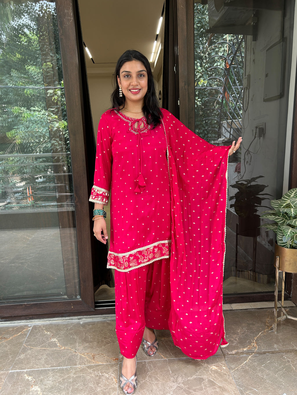 Silk Farshi Suit Set