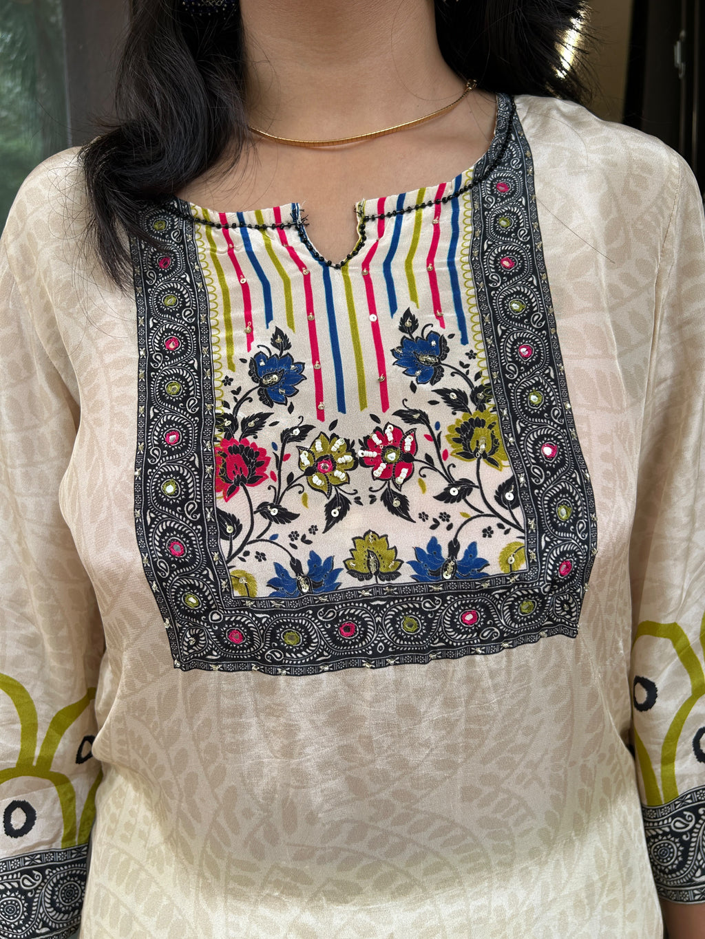Neon Crepe Farshi Set