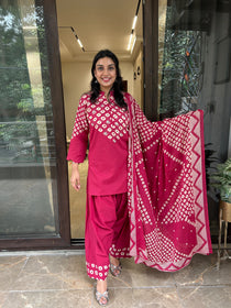 BANDNI FARSHI SUIT SET