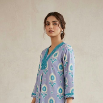 Ikkat Cotton 2Pc